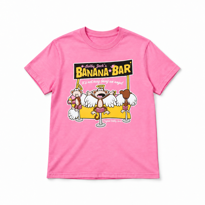 Banana Bar - Bobby Jack Unisex T-Shirt - Pink