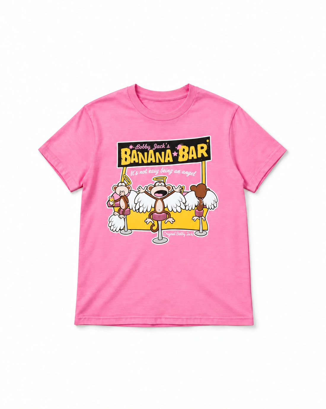 Banana Bar - Bobby Jack Unisex T-Shirt - Pink — image 1