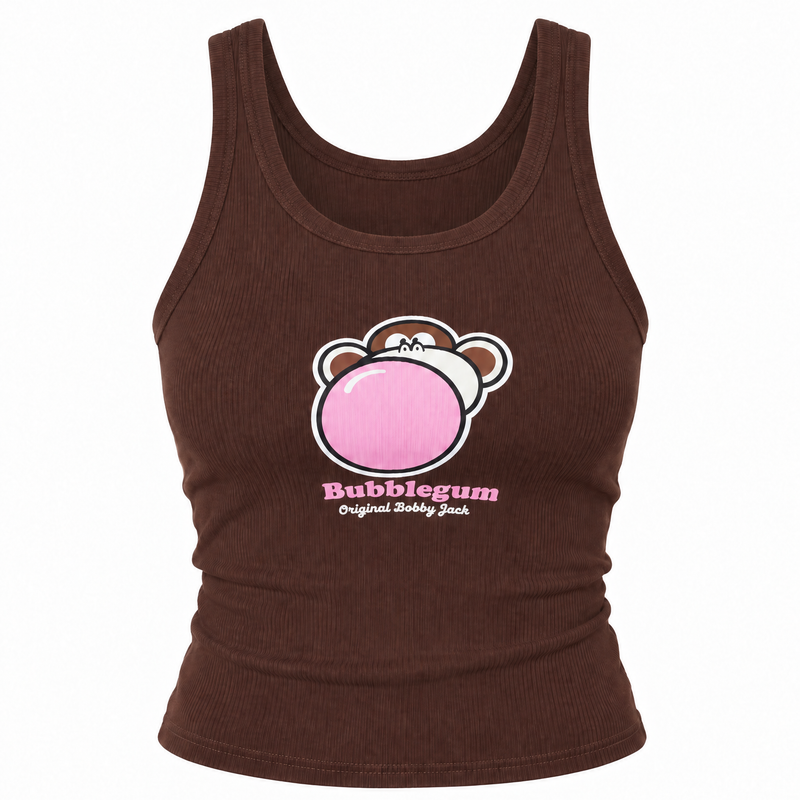 Bubblegum- Bobby Jack Tank  Top - Brown