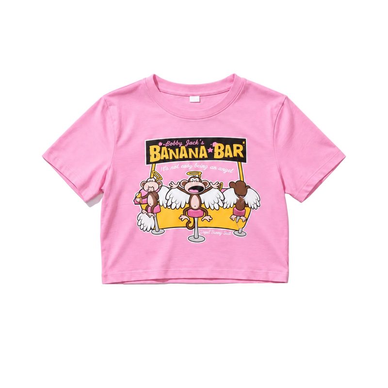 Banana Bar - Bobby Jack Baby Tee - Pink