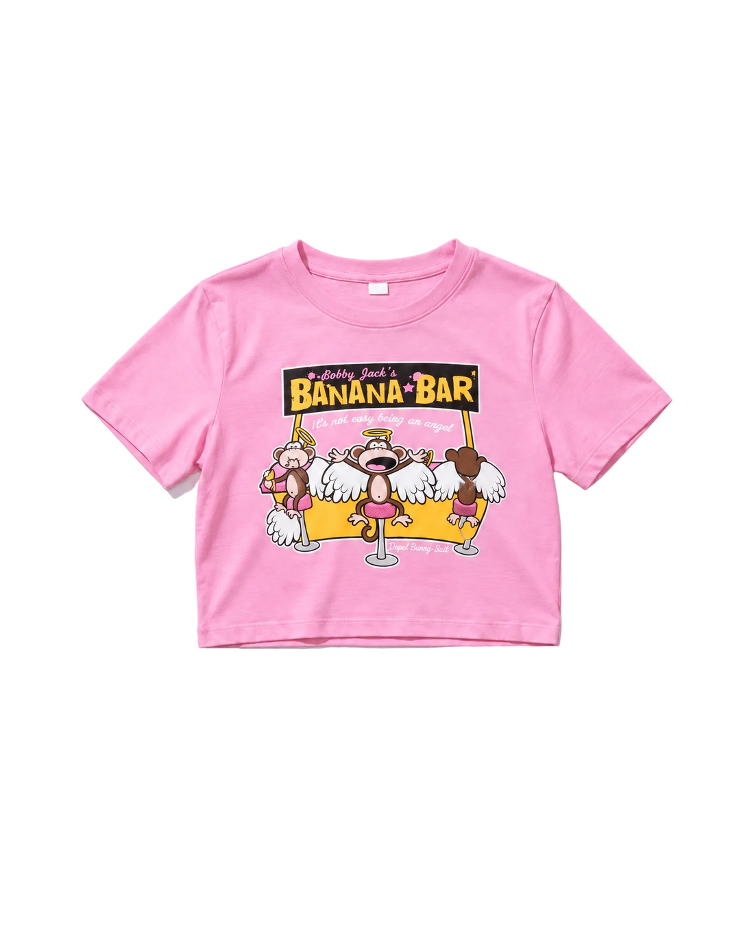 Banana Bar - Bobby Jack Baby Tee - Pink — image 1