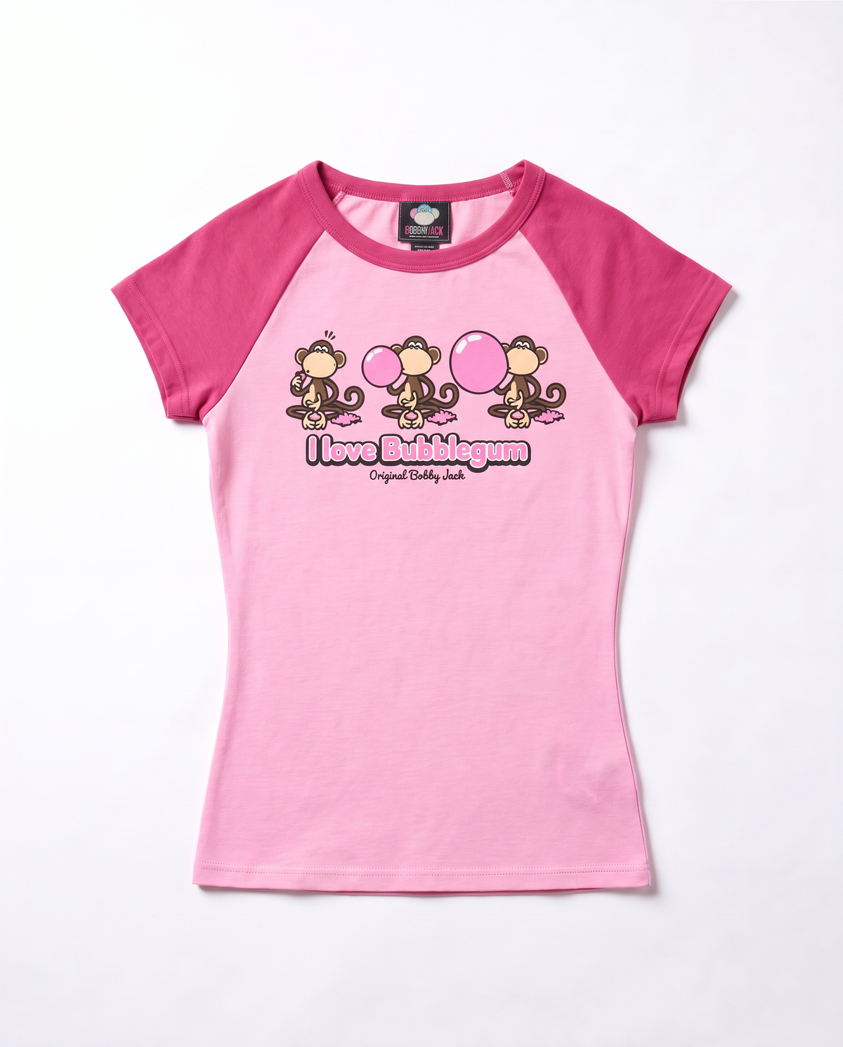 Bubblegum - Bobby Jack Raglan Top - Pink
