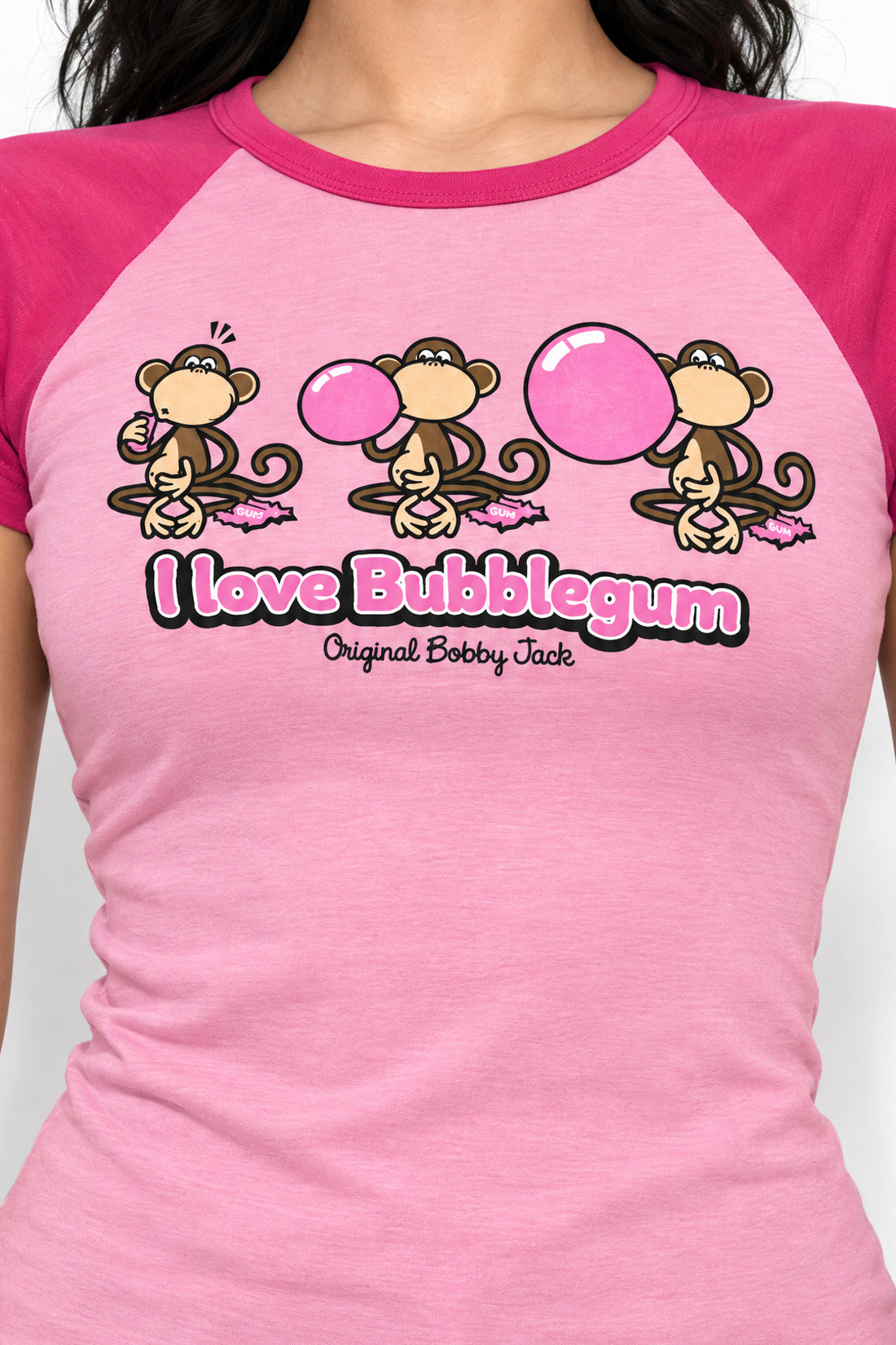 Bubblegum - Bobby Jack Raglan Top - Pink — image 5