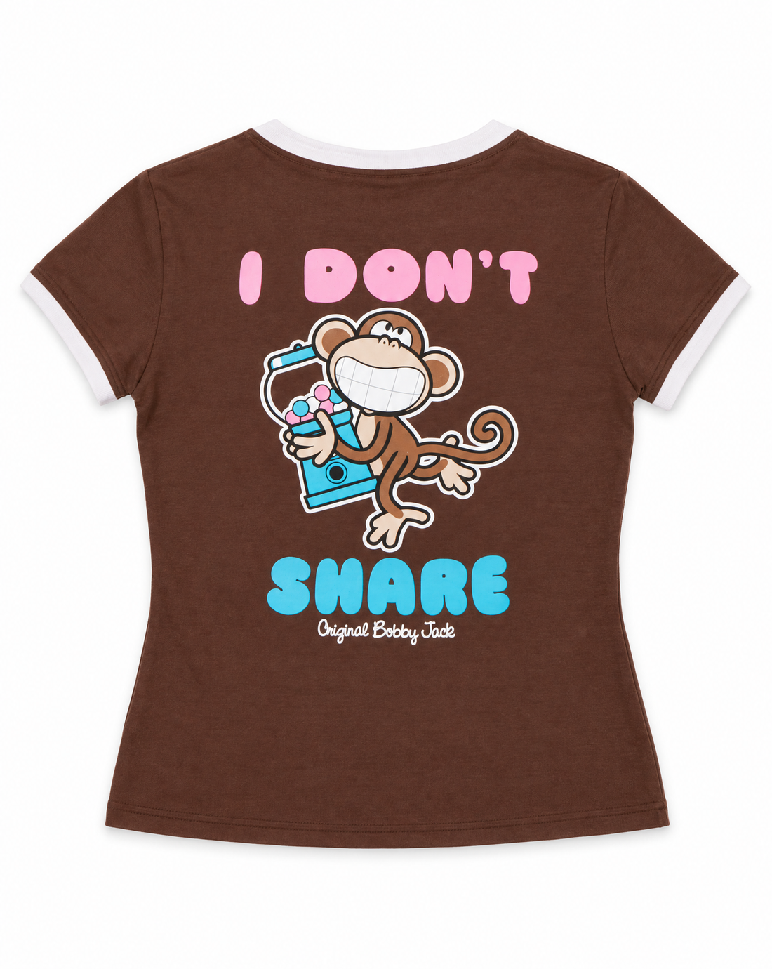 Candy Shop - Bobby Jack Rhinestone Ringer Top -Brown — image 7
