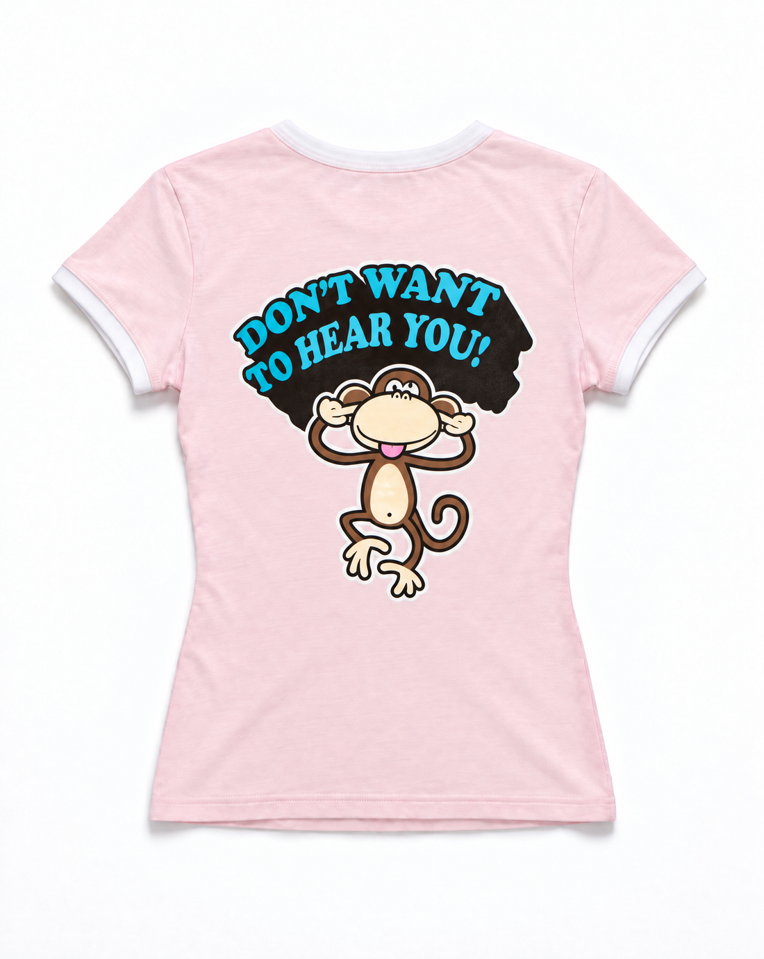 Can't Hear You  - Bobby Jack Rhinestone Ringer Top -Pink — image 7