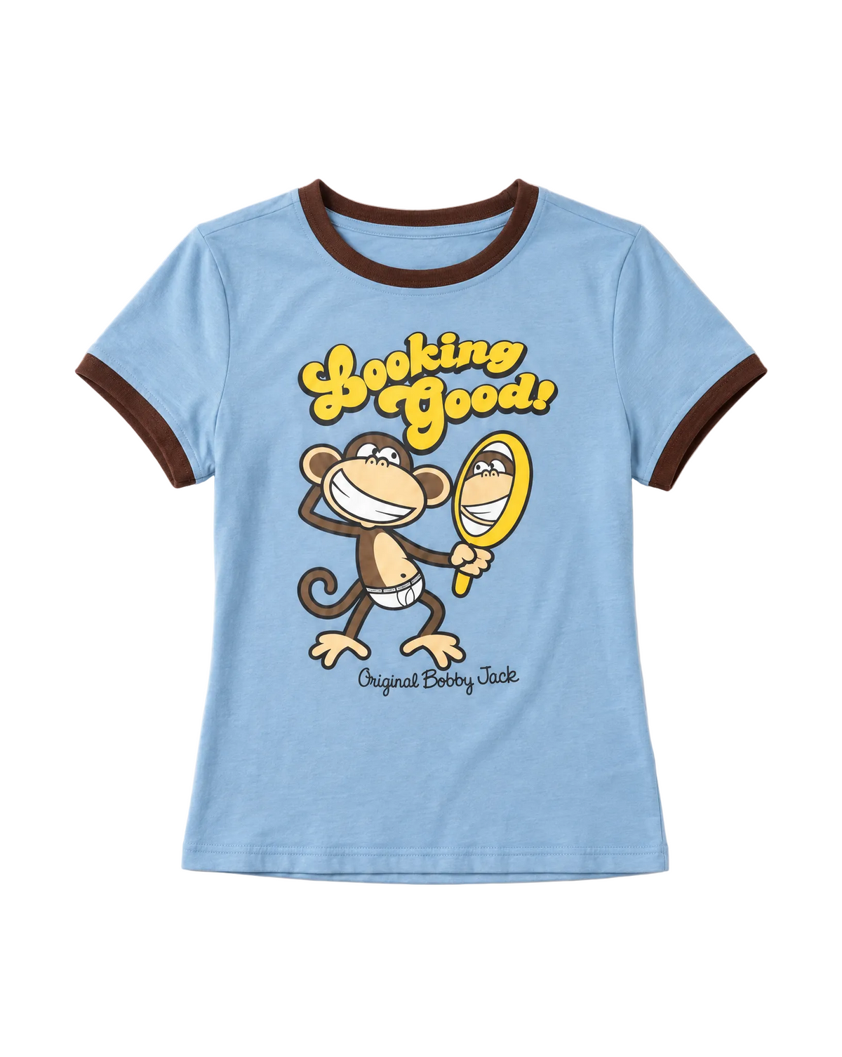 Looking Good - Bobby Jack Ringer Top - Blue