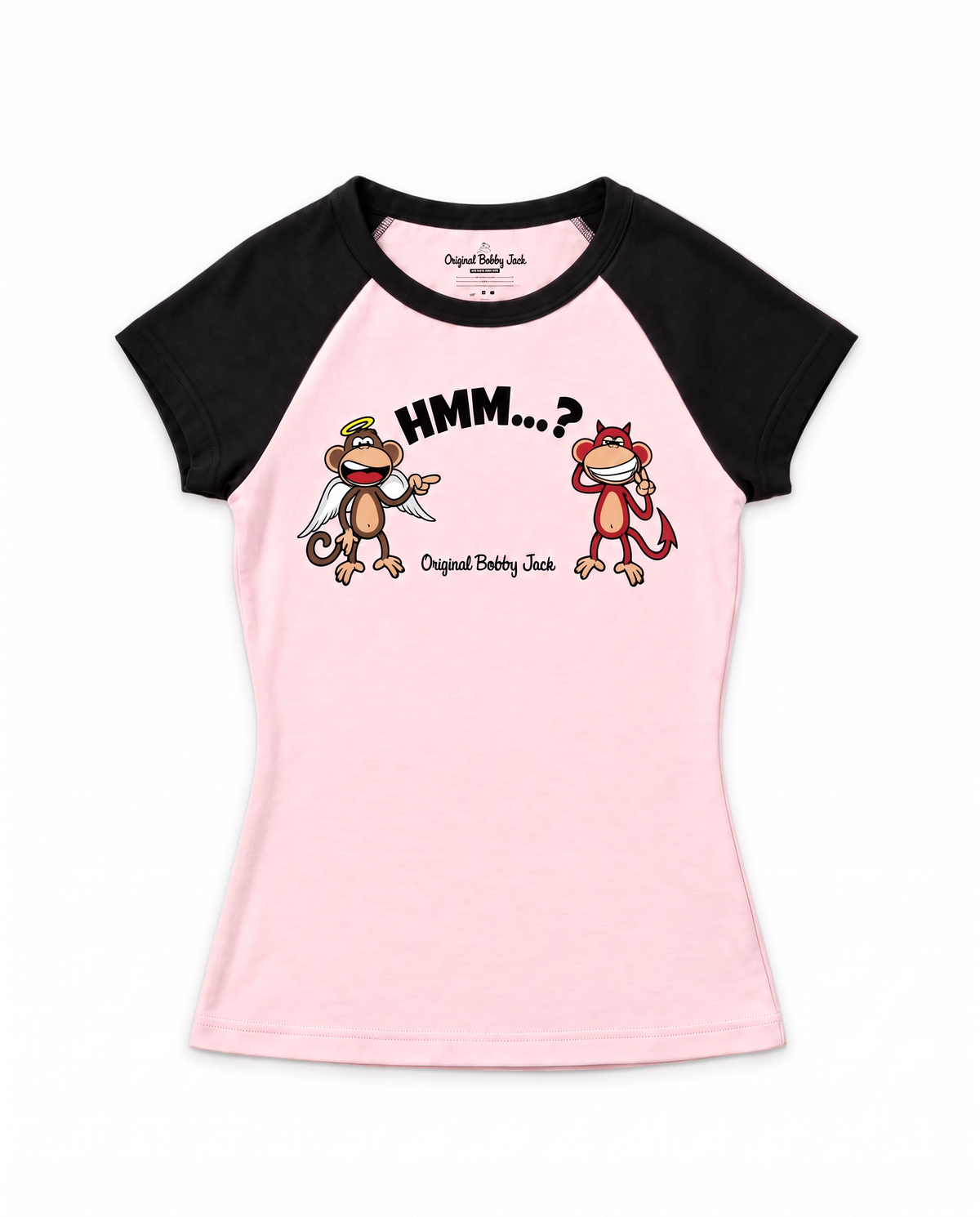 Angel Devil - Bobby Jack Raglan Top - Pink