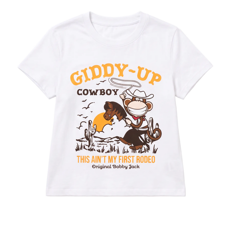 Giddy Up- Bobby Jack T-Shirt - Ivory