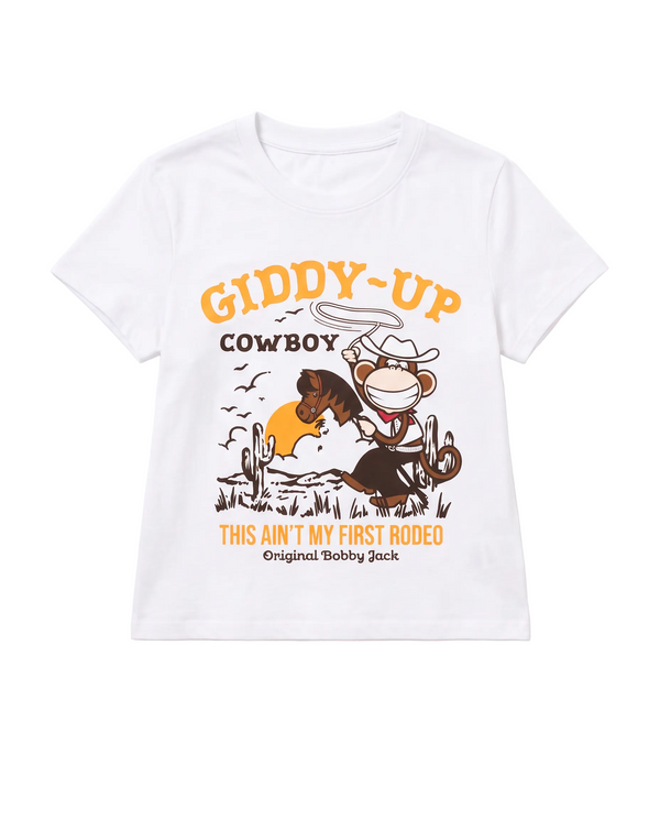 Giddy Up- Bobby Jack T-Shirt - Ivory