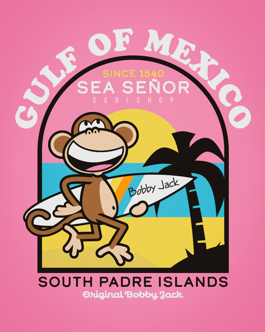 Gulf Of Mexico - Bobby Jack Crop Ringer Top - Pink — image 4