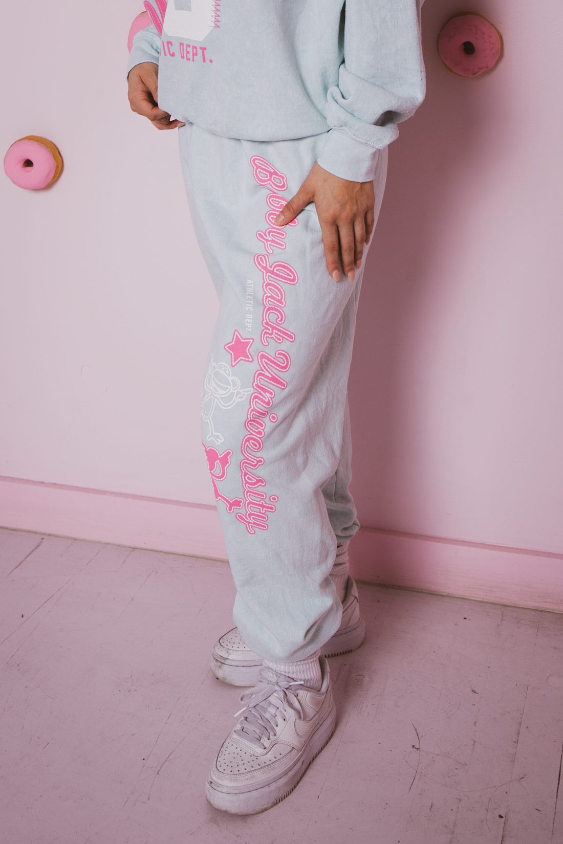 University - Bobby Jack Vintage Sweatpants - Blue — image 4
