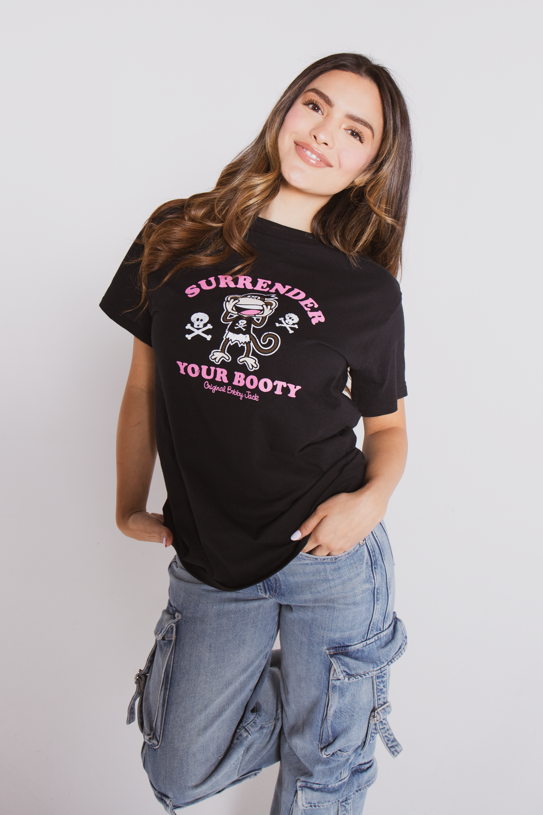 Surrender - Bobby Jack Boyfriend T-Shirt -Black — image 4