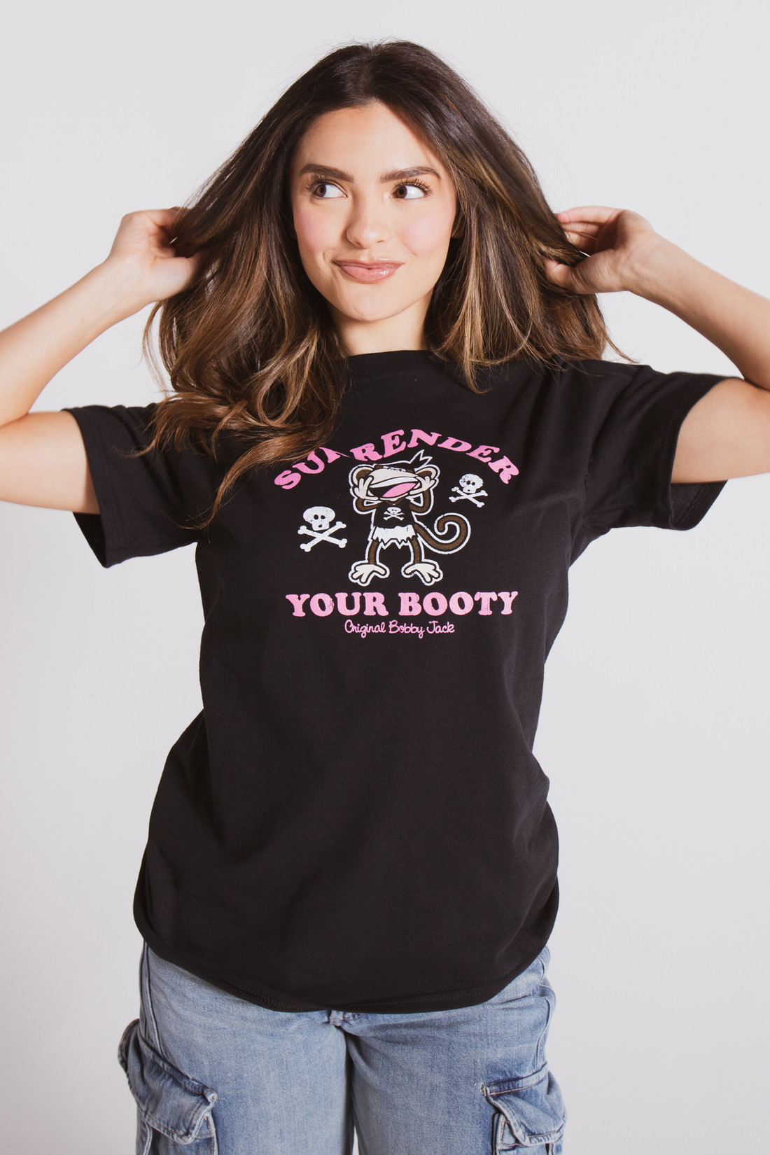 Surrender - Bobby Jack Boyfriend T-Shirt -Black — image 5