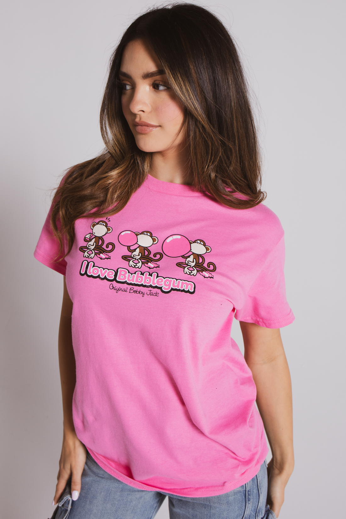 Bubblegum - Bobby Jack Boyfriend T-Shirt -Pink — image 2