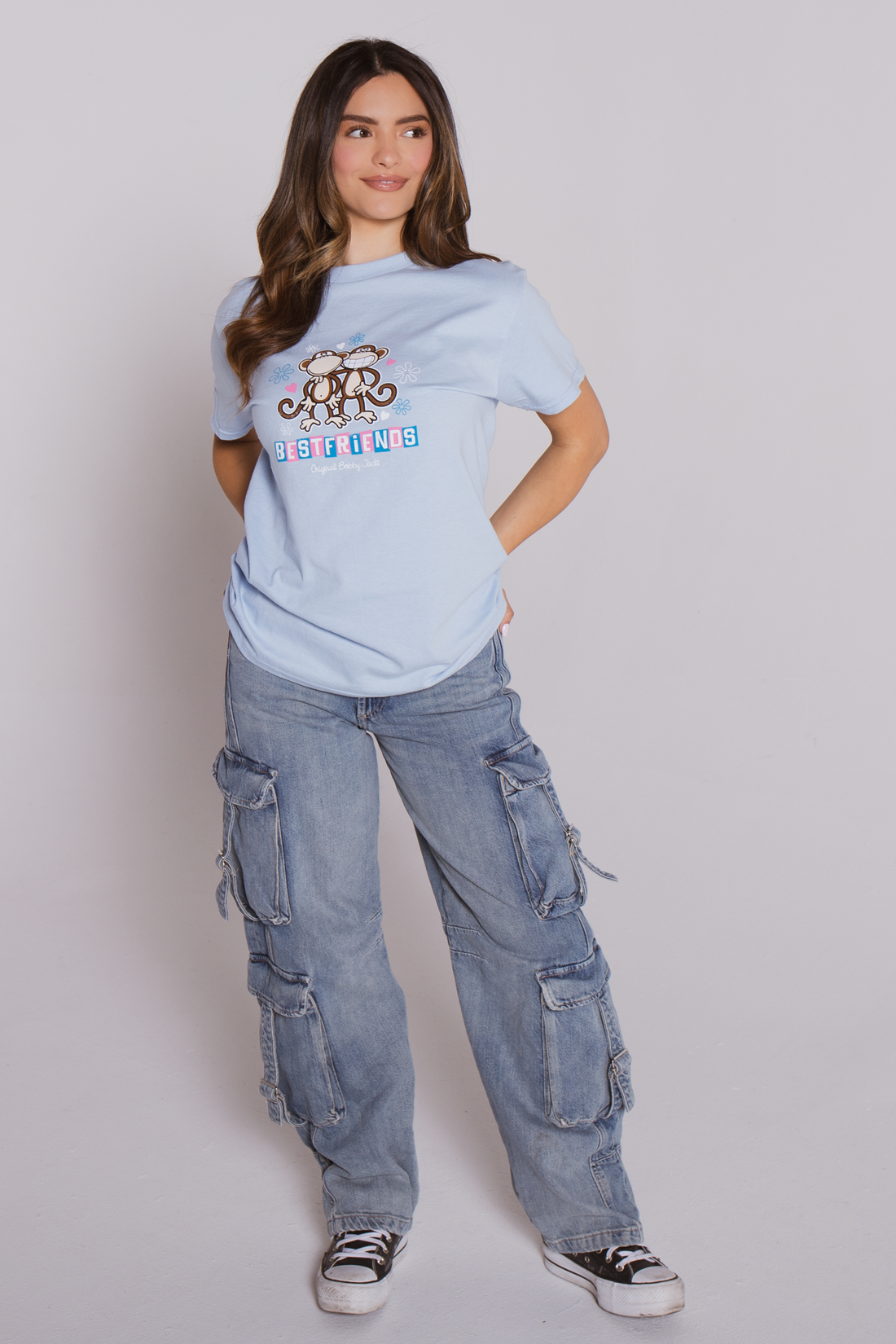 Best Friends - Bobby Jack Boyfriend T-Shirt -Blue — image 2