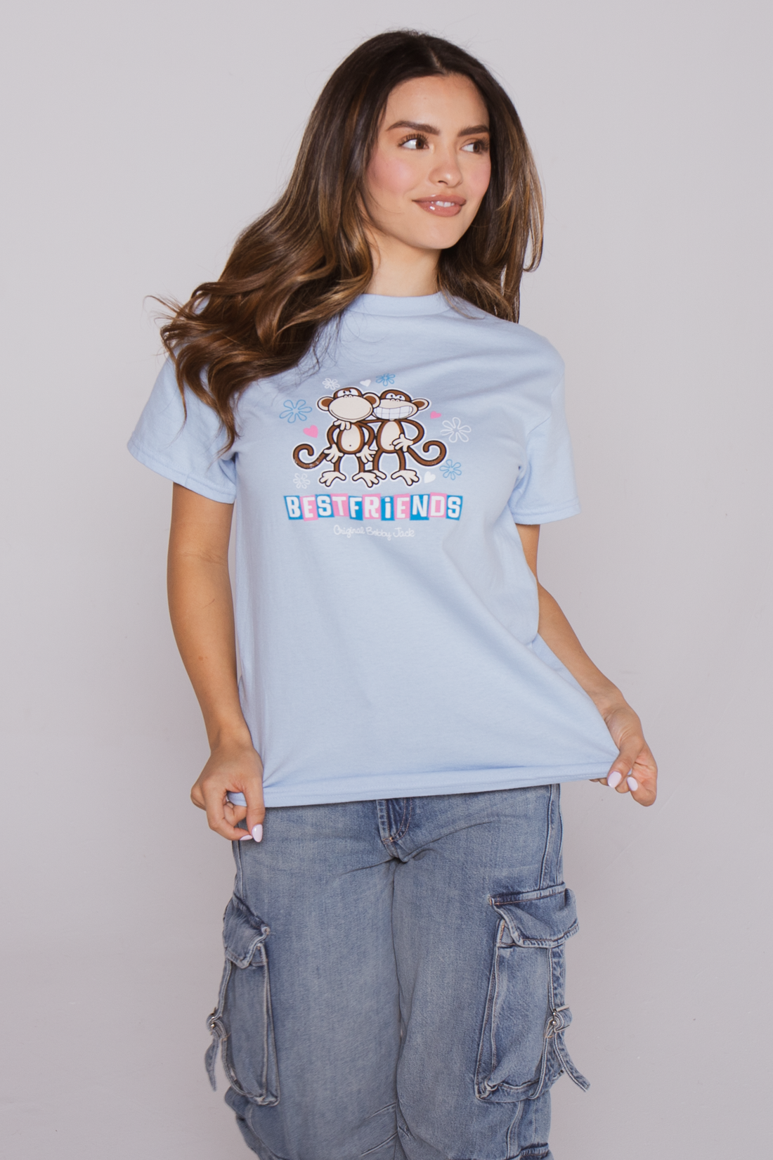 Best Friends - Bobby Jack Boyfriend T-Shirt -Blue — image 4