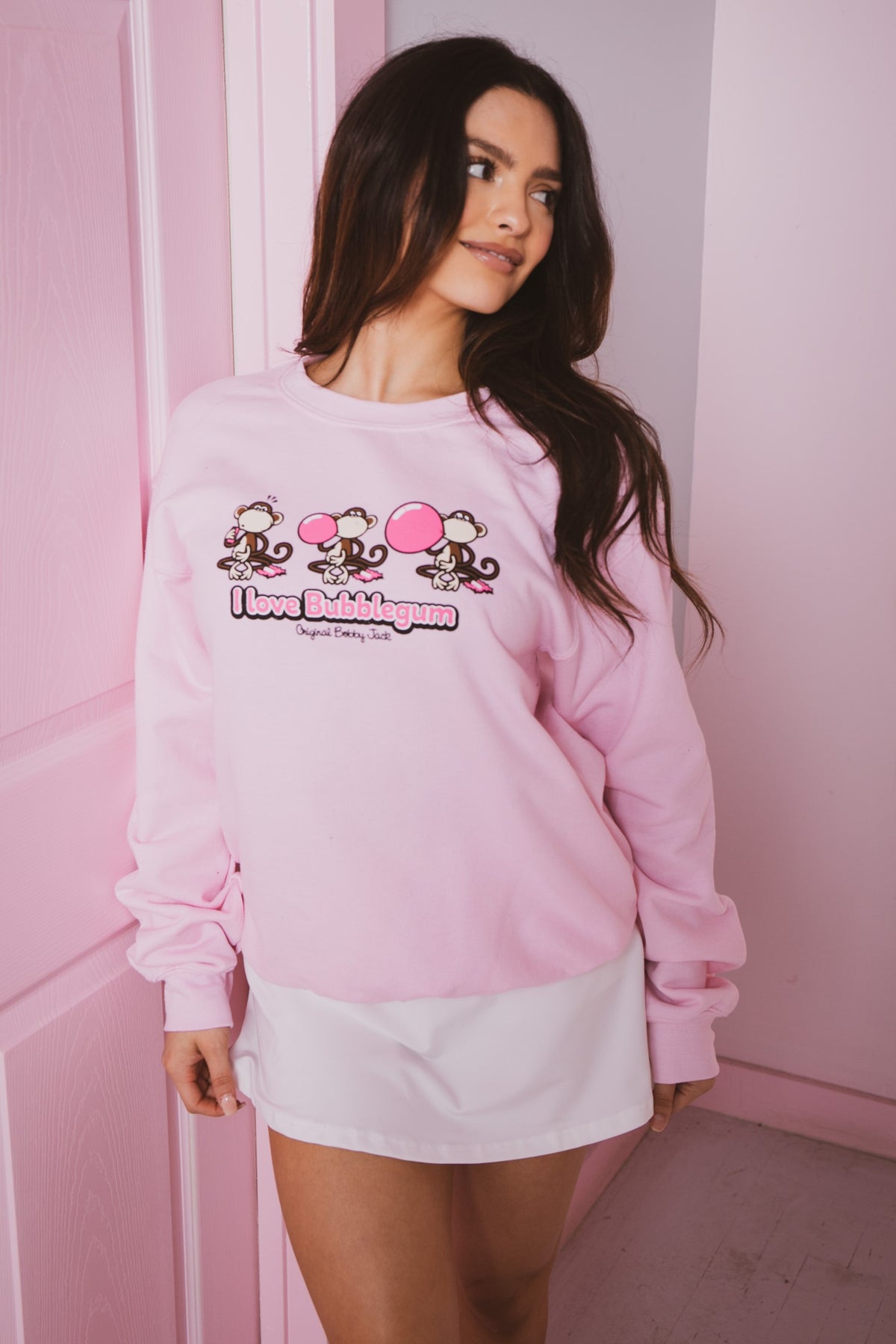 Bubblegum - Bobby Jack Crew Sweatshirt - Pink