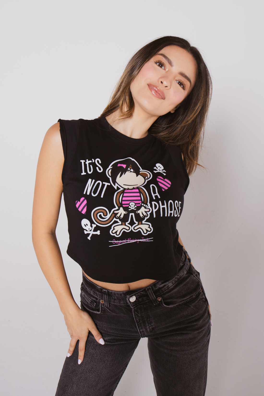 Not A Phase - Bobby Jack Muscle Tee - Black — image 4