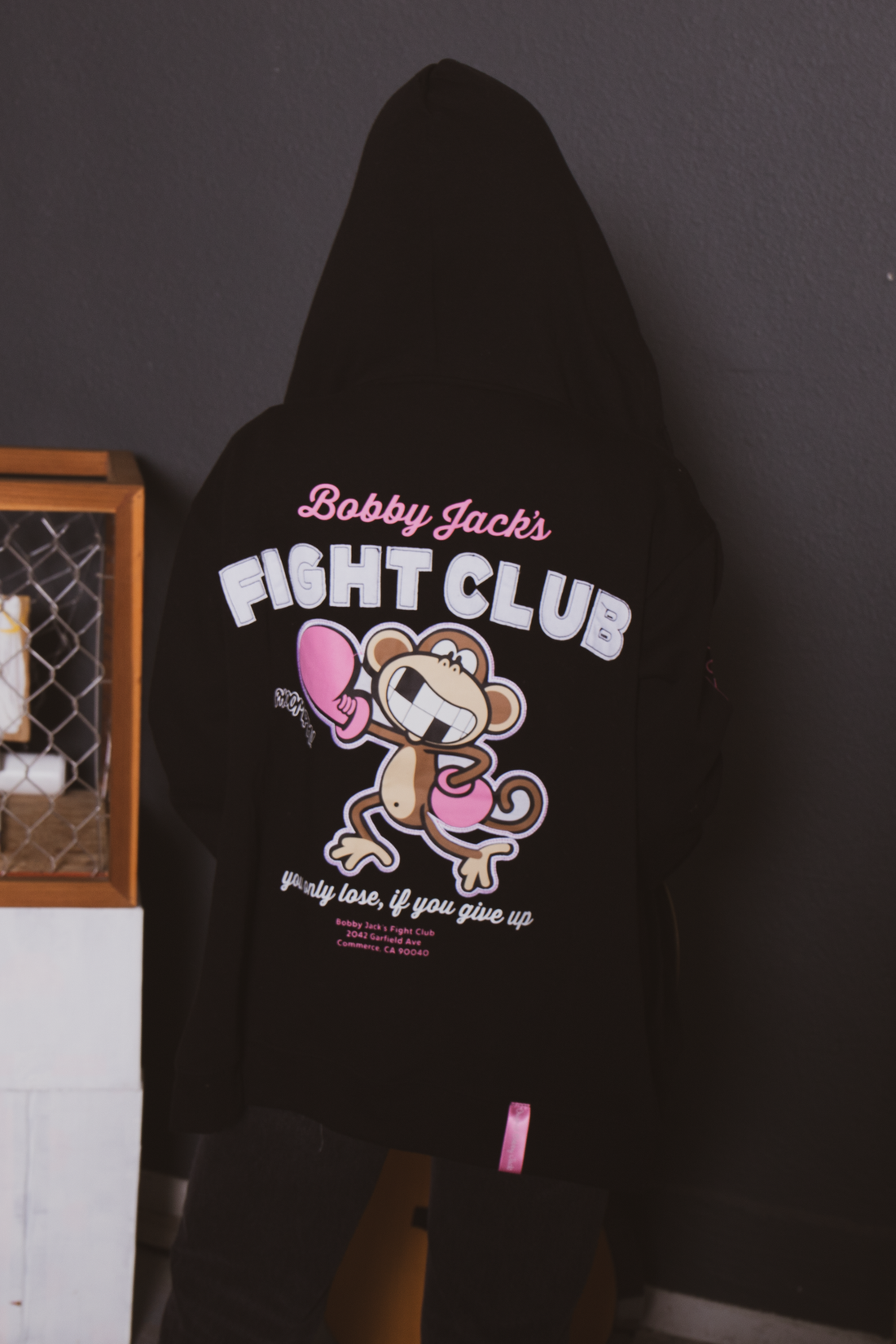 Fight Club - Bobby Jack Oversized Premium Zip Hoodie - Black — image 5