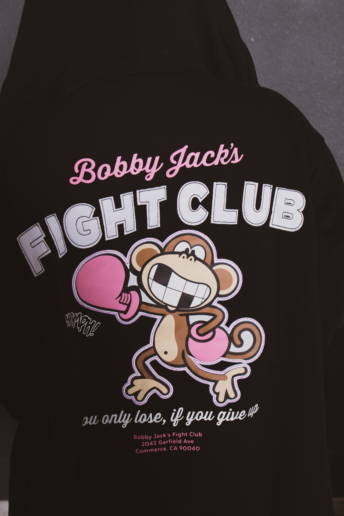Fight Club - Bobby Jack Oversized Premium Zip Hoodie - Black — image 7