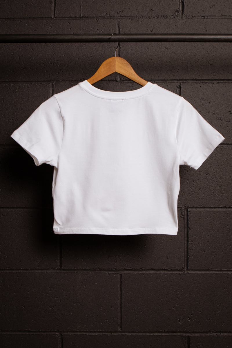 Me Or Him- Bobby Jack Baby Tee - White — image 8