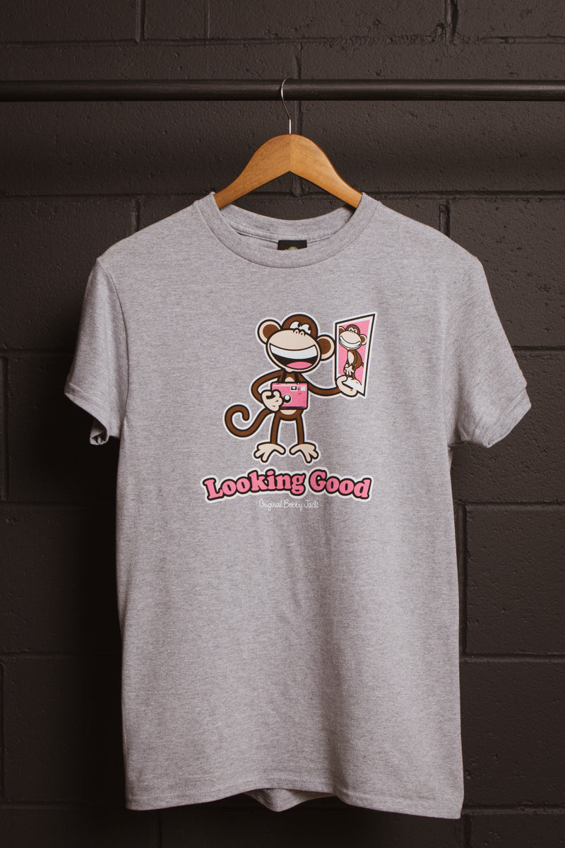 Looking Good - Bobby Jack Unisex T-Shirt - Heather Grey — image 8