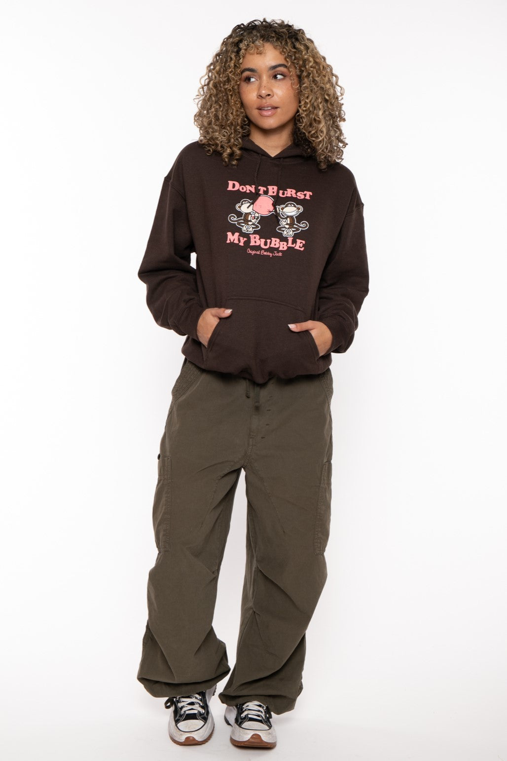 Don't Burst My Bubble - Bobby Jack Hoodie -Brown – Bobby