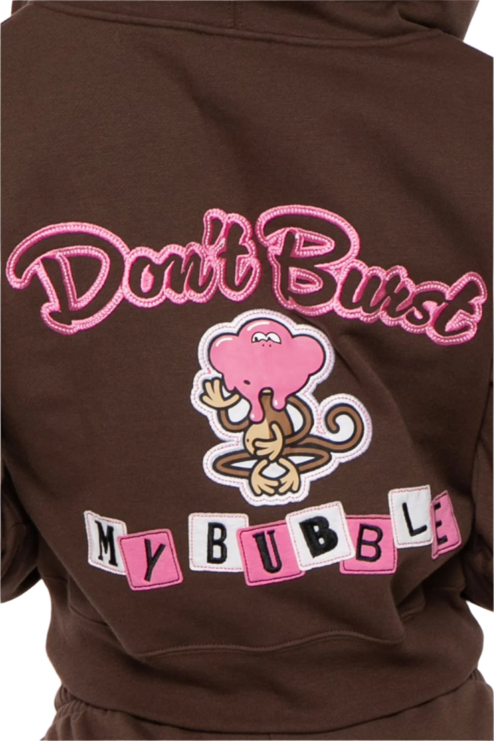 Bobby Jack Hoodie & Pants Set - Don't Burst My Bubble - Brown