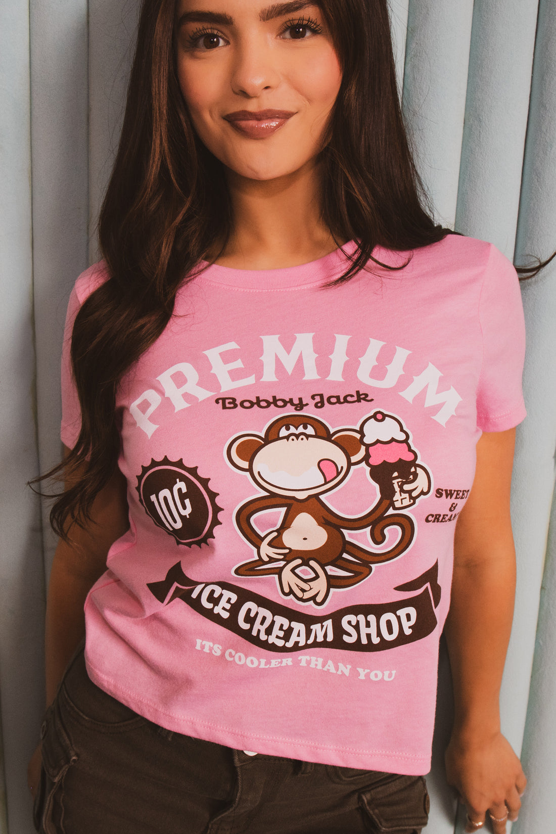 Ice Cream- Bobby Jack T-Shirt - Pink — image 3