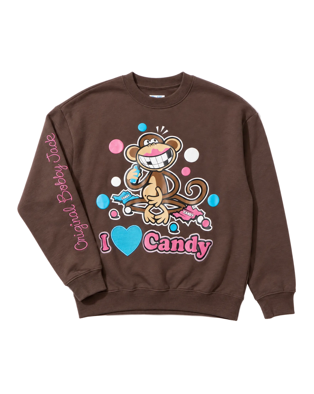 I Love Candy - Bobby Jack Oversized Premium Sweatshirt - Brown — image 1