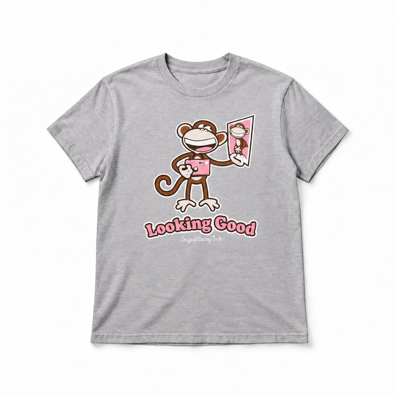 Looking Good - Bobby Jack Unisex T-Shirt - Heather Grey