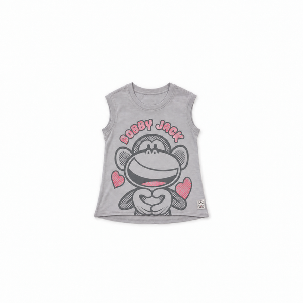 I Heart You | Muscle Top - Grey