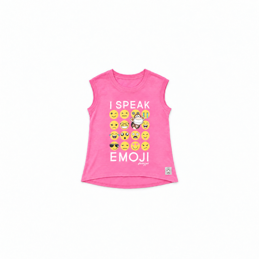 I Speak Emoji | Muscle Top - Pink — image 1