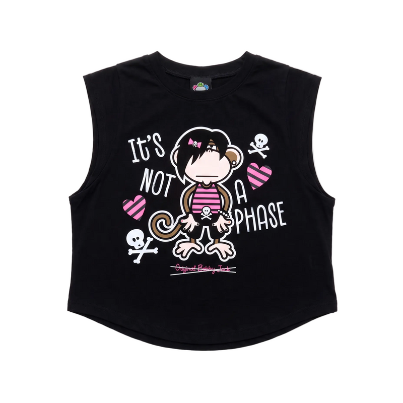 Not A Phase - Bobby Jack Muscle Tee - Black