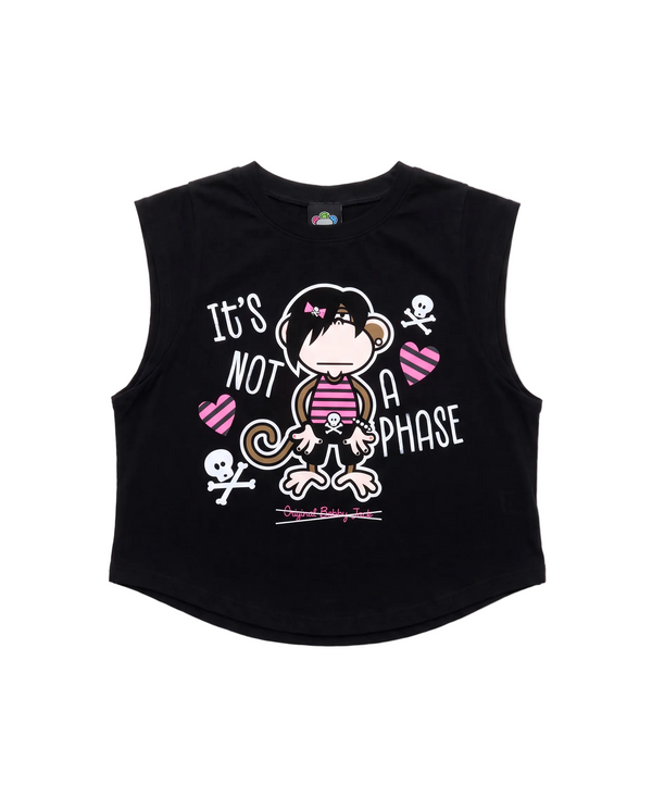 Not A Phase - Bobby Jack Muscle Tee - Black