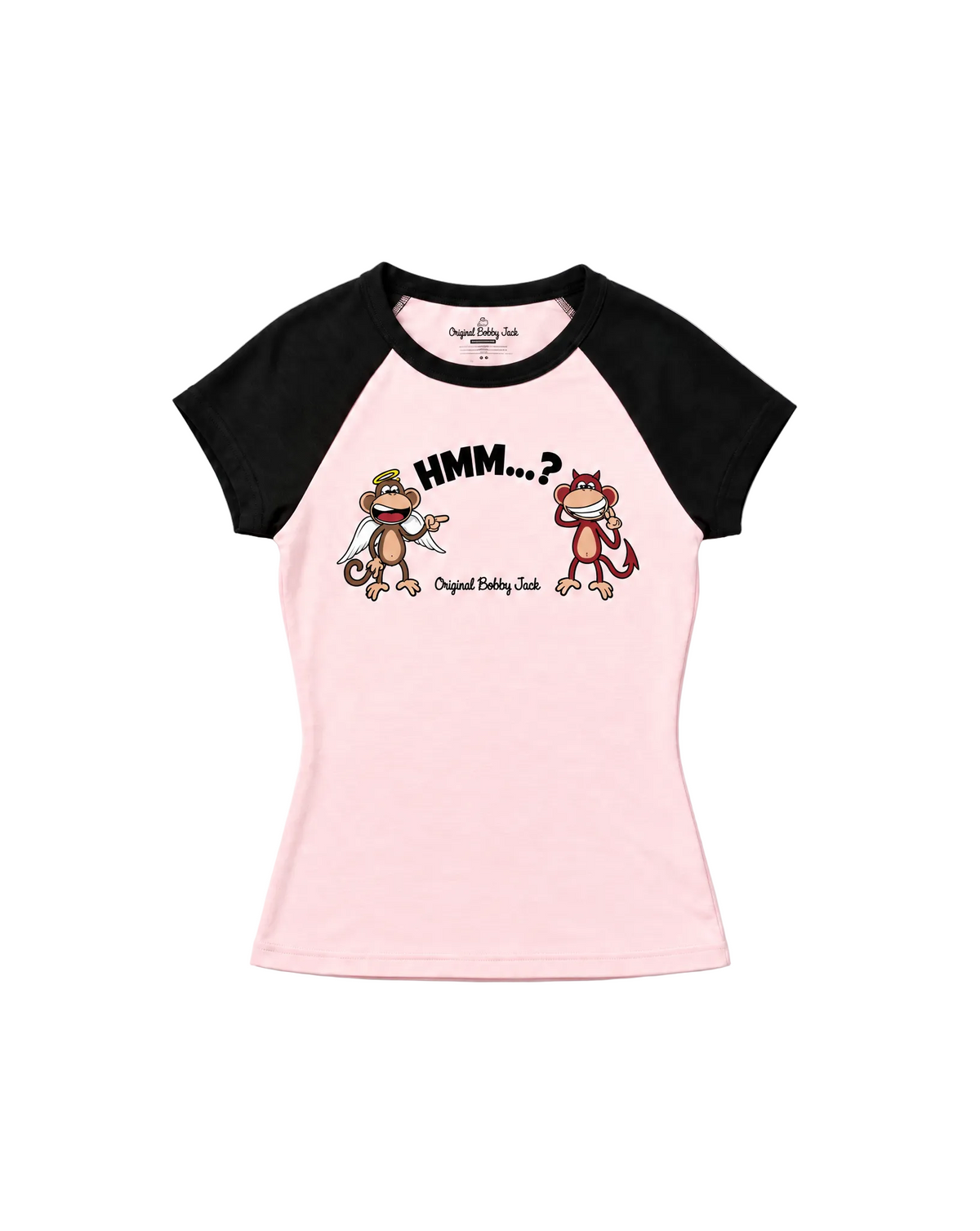 Angel Devil - Bobby Jack Raglan Top - Pink