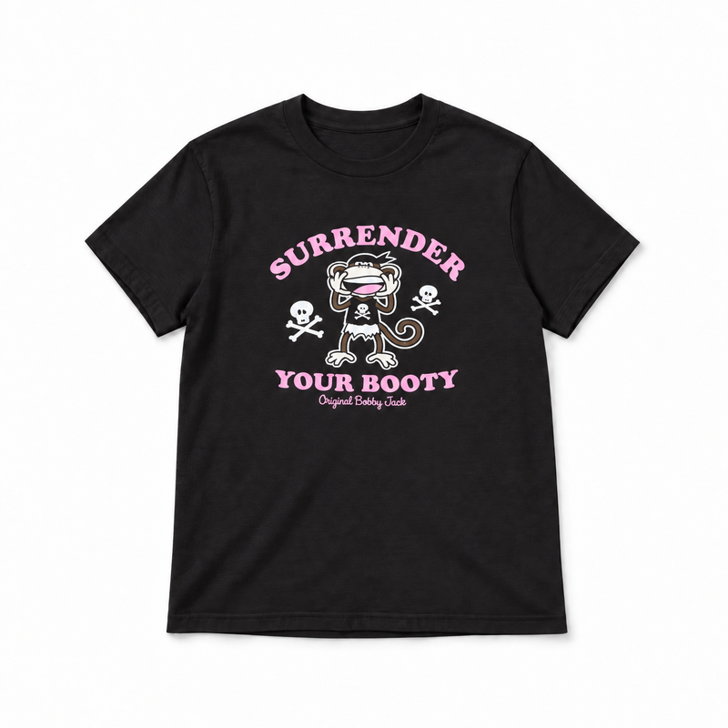 Surrender - Bobby Jack Boyfriend T-Shirt -Black