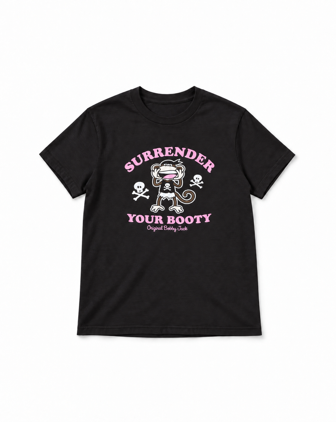 Surrender - Bobby Jack Boyfriend T-Shirt -Black — image 1