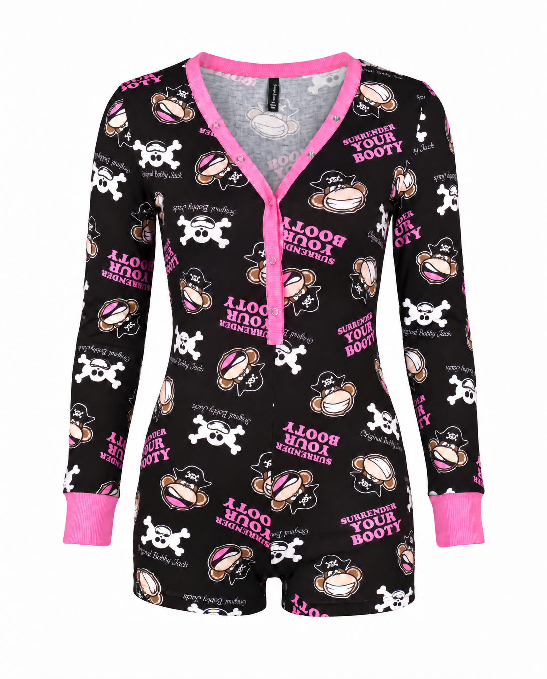 Surrender - Bobby Jack Pajama Onesie - Black — image 1