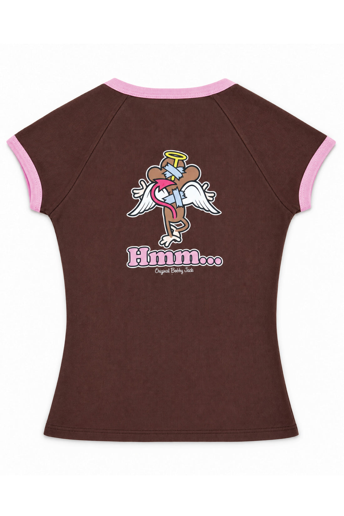 Angelic - Bobby Jack RaglanTop (Front + Back Print) - Brown — image 6