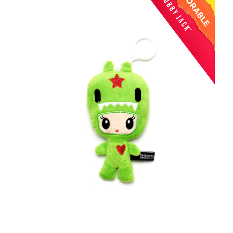 Zoodorable Akira Back Pack Clip Plush Doll - 5in