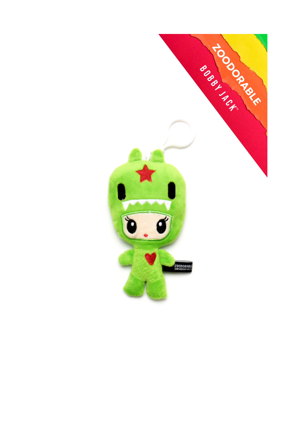 Zoodorable Akira Back Pack Clip Plush Doll - 5in — image 1