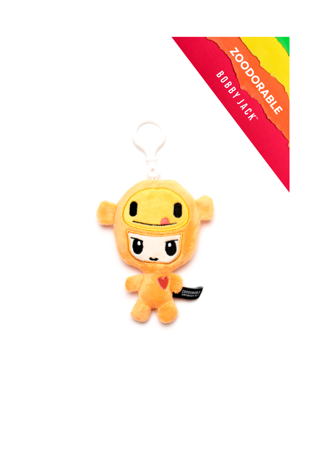 Zoodorable Saru Back Pack Clip Plush Doll - 5in — image 1