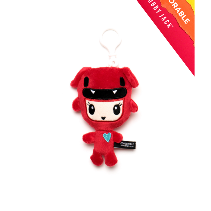 Zoodorable Suki Back Pack Clip Plush Doll - 5in