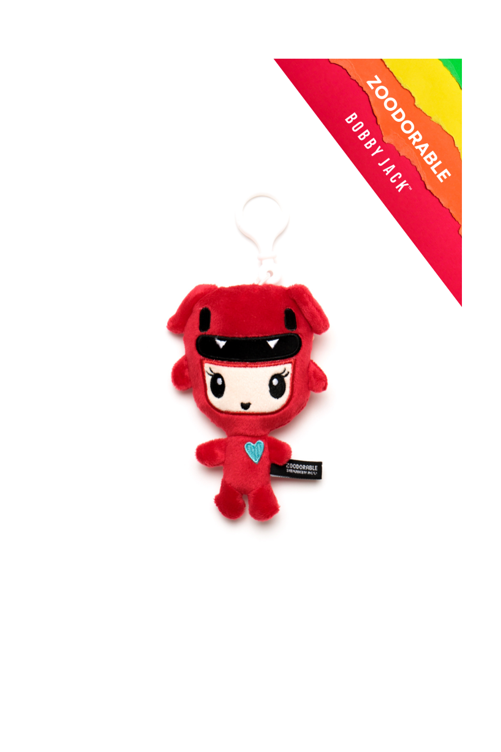 Zoodorable Suki Back Pack Clip Plush Doll - 5in — image 1