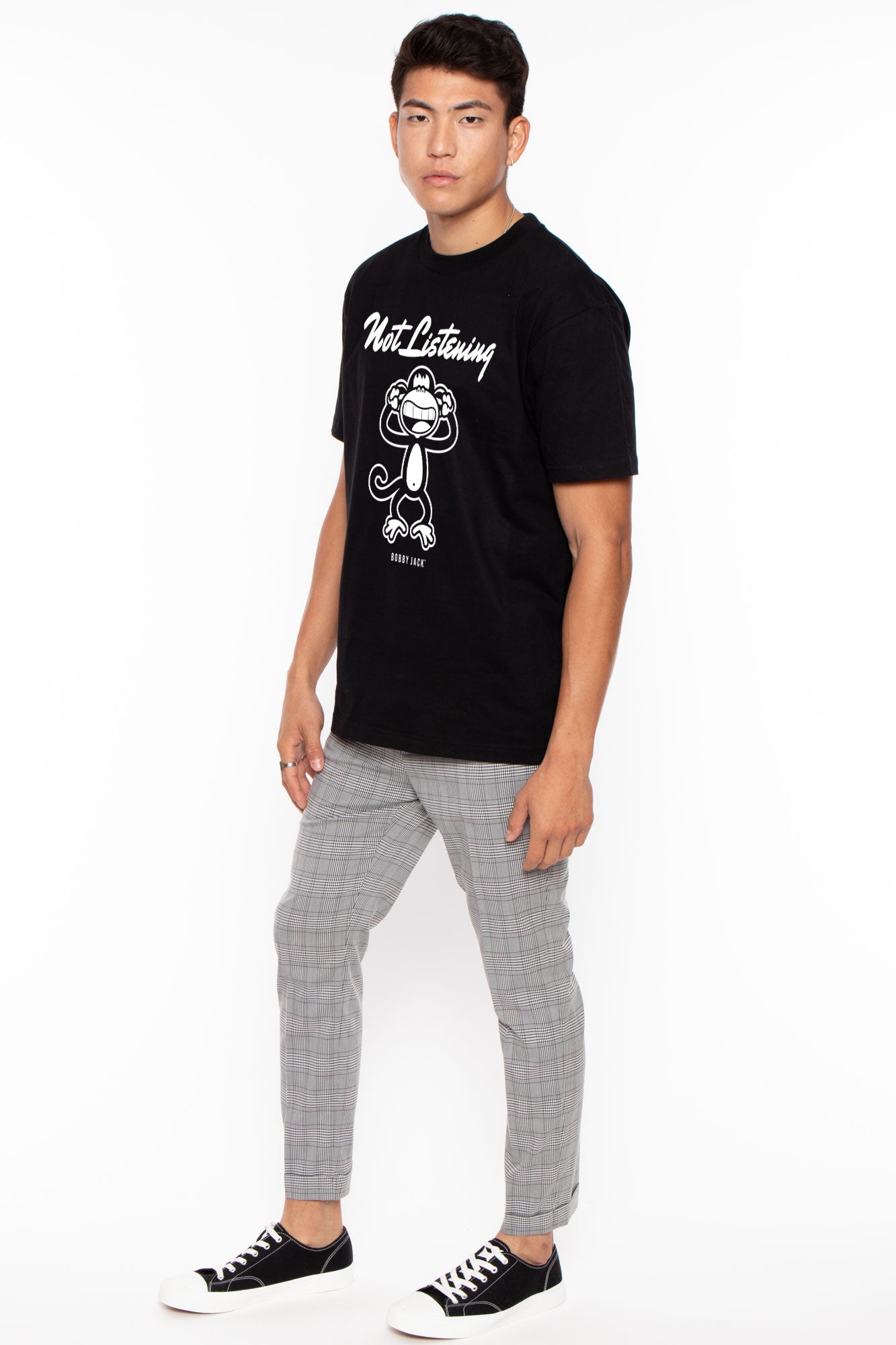 Not Listening Bobby Jack Men HW Shirt Black Bobby Jack Brand