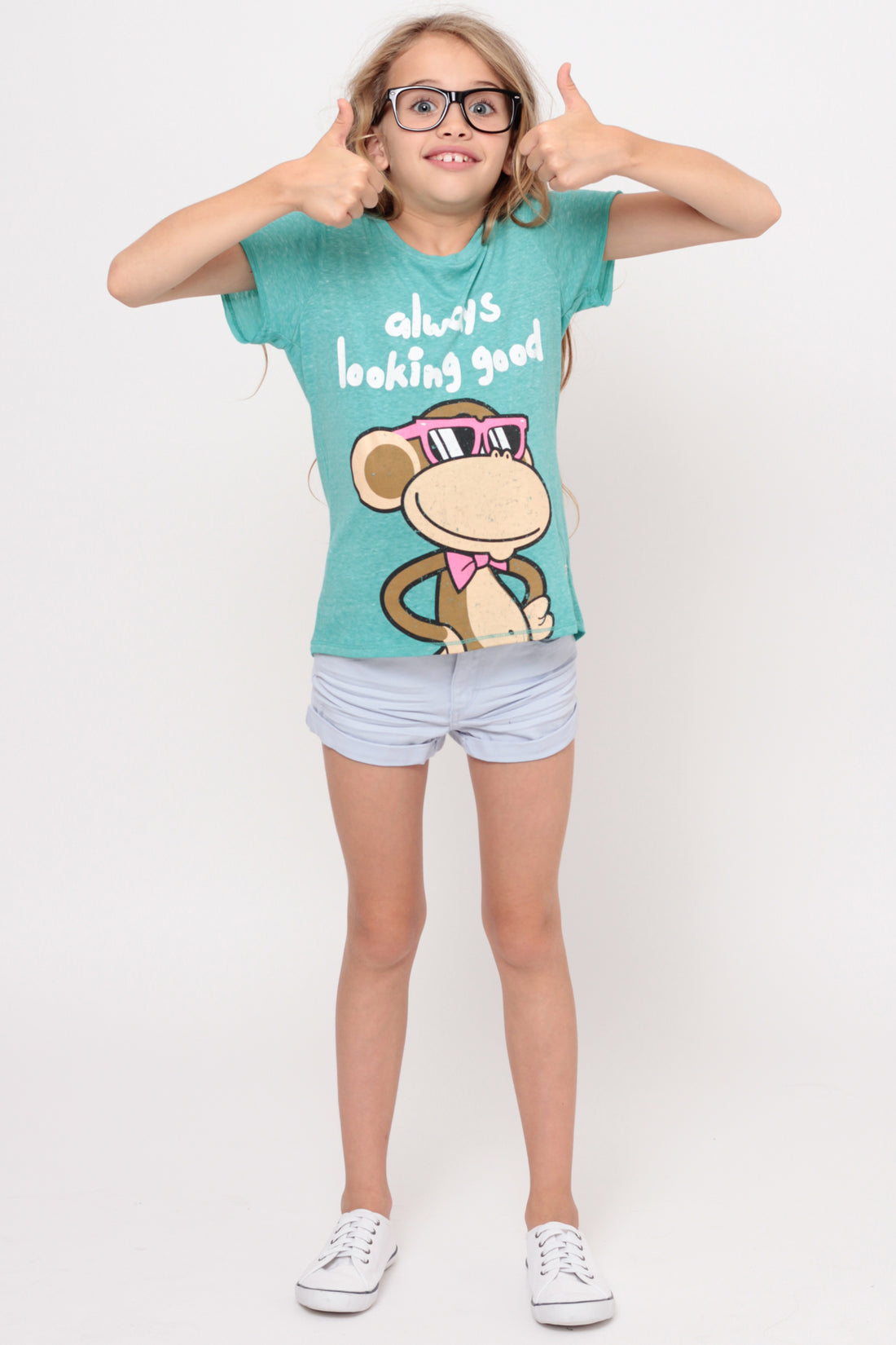 Always Looking Good | Crop Top - Aqua — image 5