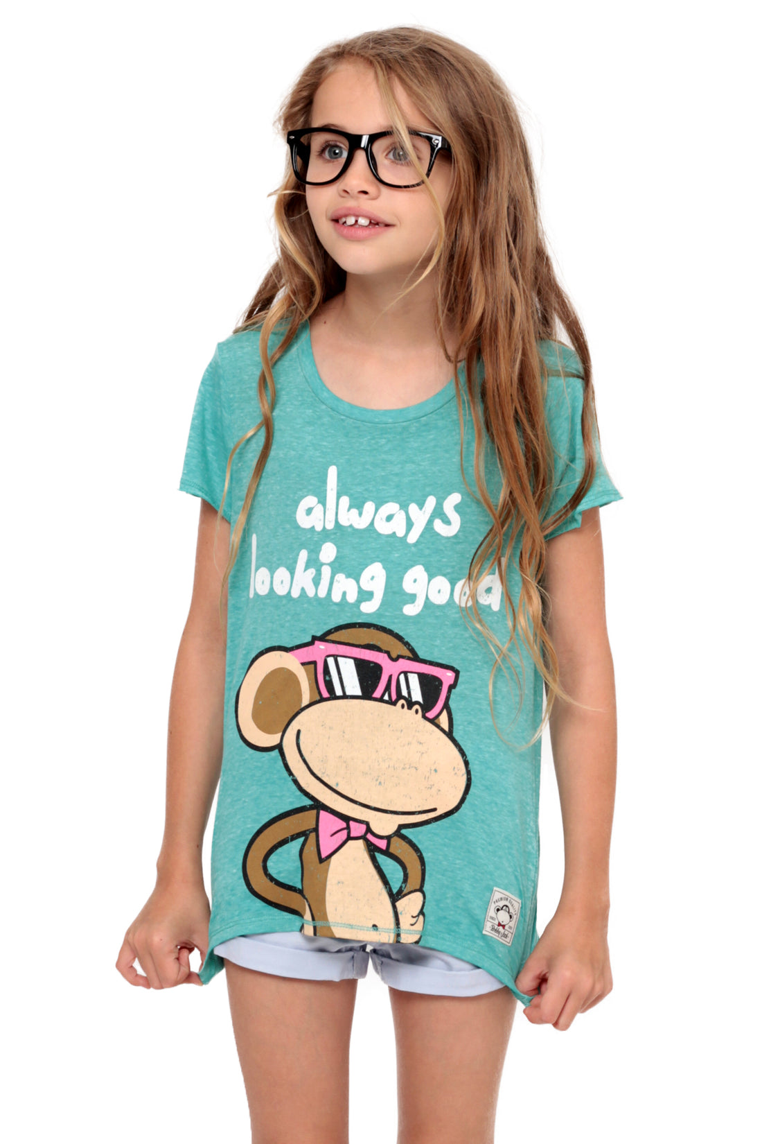 Always Looking Good | Crop Top - Aqua — image 2