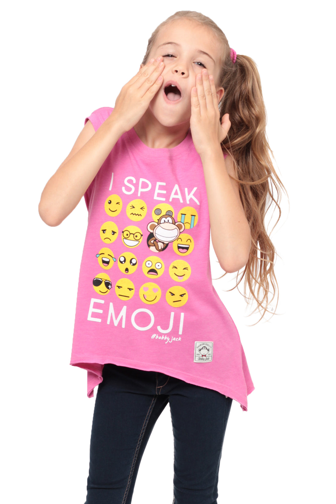I Speak Emoji | Muscle Top - Pink — image 2