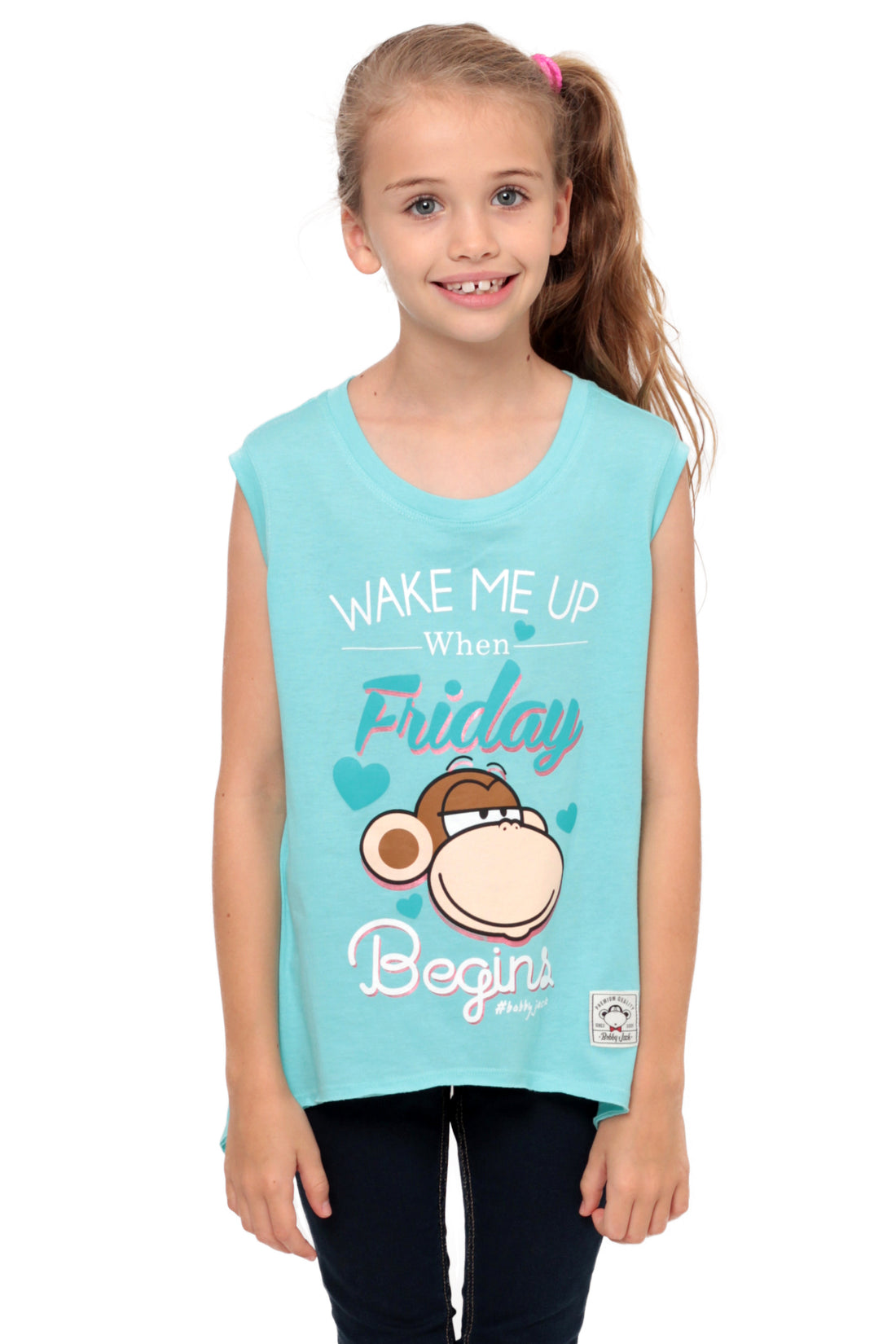 Wake Me Up When Friday Begins  | Muscle Top - Aqua — image 2